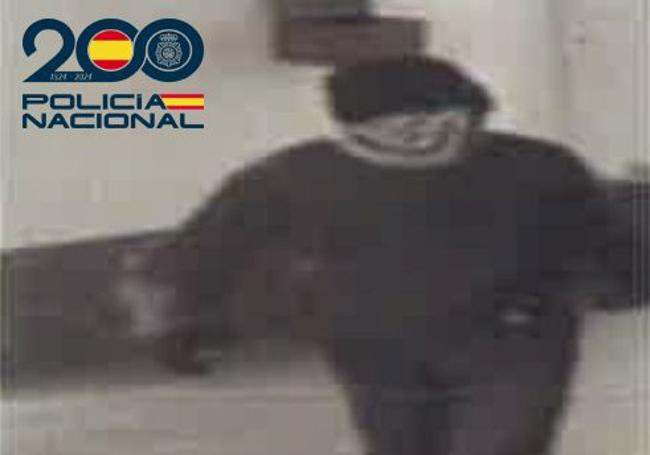 Imagen del ladrón del parking de Burgos.