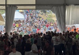 La jornada consiguió reunir a miles de personas llegadas de toda Extremadura, así como de distintos puntos de España y Portugal